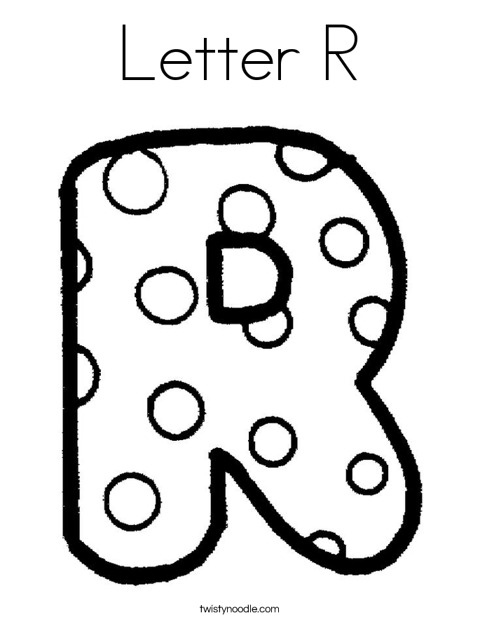 685x886 Bubble Letter R Coloring Pages