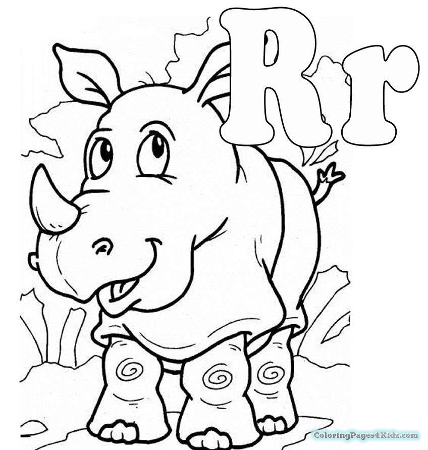 848x891 Coloring Pages For Kids Alphabet Letter R Coloring Pages For Kids