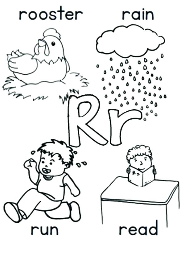600x856 Letter R Coloring Page Letter R Coloring Page Letter R Coloring