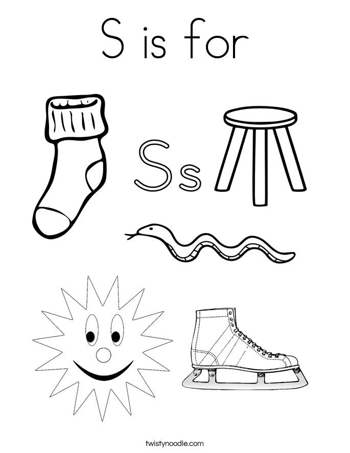 Letter S Coloring Pages 685x886 Letter S Coloring Pages