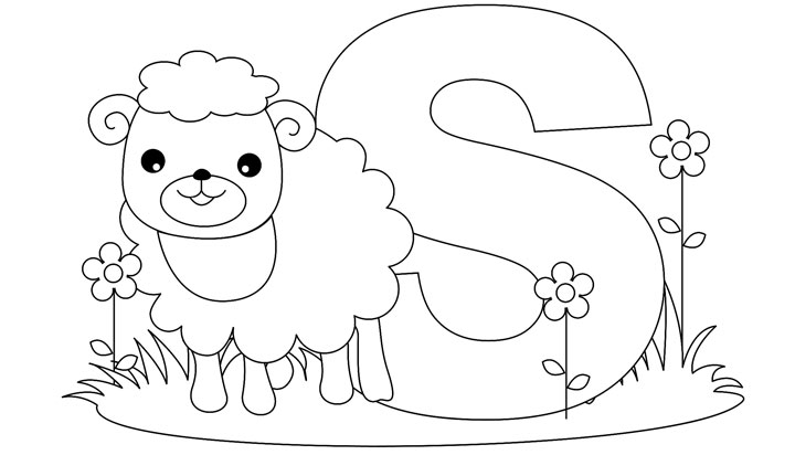 S Coloring Pages 720x412 S Coloring Pages