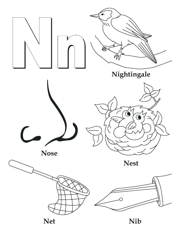 612x792 Letter T Coloring Page Letter Z Coloring Page Letter N Coloring