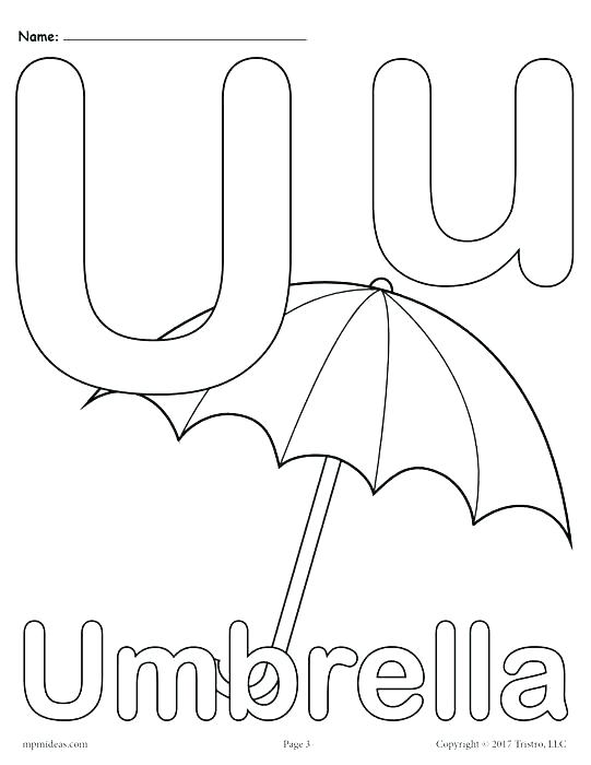 541x700 Letter U Coloring Page Letter U Coloring Page Uppercase