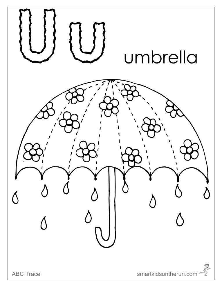765x990 Letter U Coloring Pages