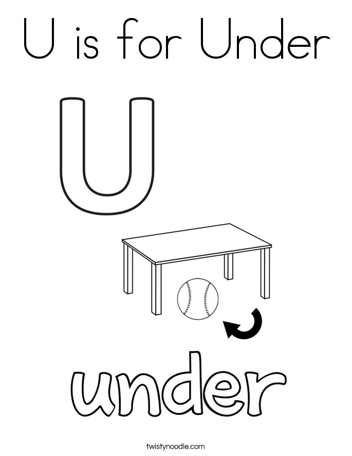 685x886 Letter U Coloring Pages