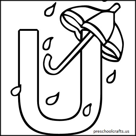 450x450 Letter U Coloring Pages For Kids