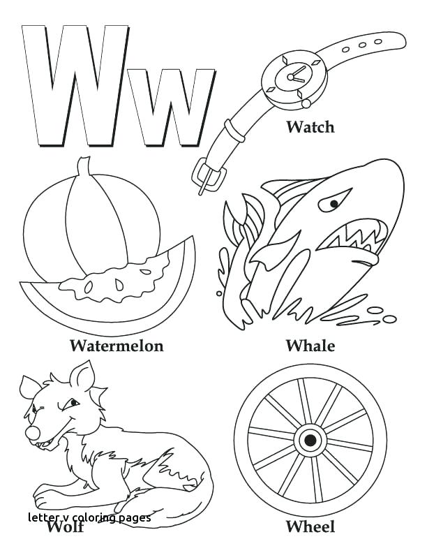 Letter V Coloring Pages My A To Z Coloring Book Letter W Coloring 612x792 Letter V Coloring Pages My A To Z Coloring Book Letter W Coloring