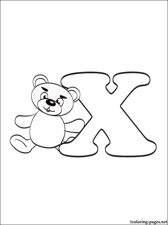 Letter X Coloring Page Coloring Pages 560x750 Letter X Coloring Page Coloring Pages