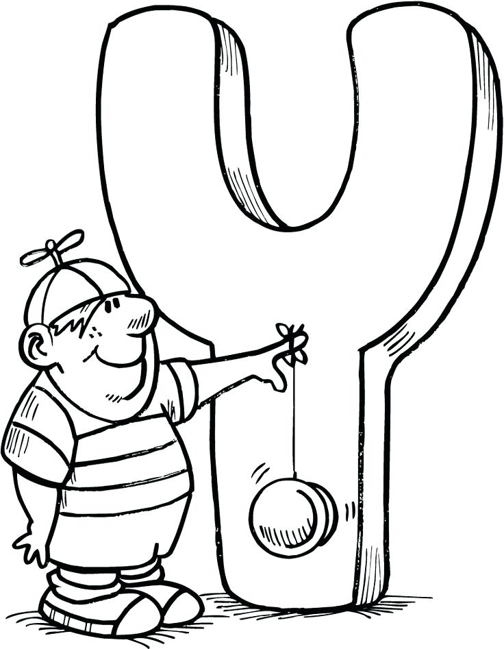 736x947 Alphabet Book Coloring Sheets Letter Y Coloring Page Coloring
