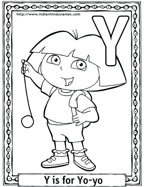 574x741 Letter Y Coloring Page Alphabet Coloring Pages Preschool Images