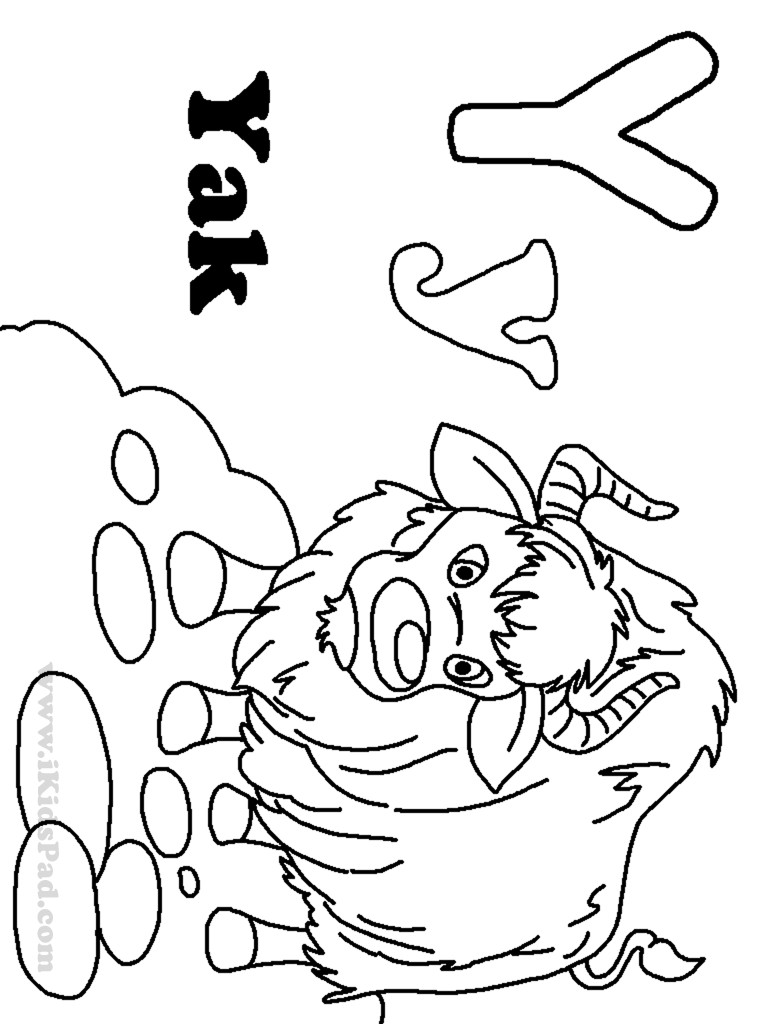 Letter Y Coloring Pages at GetColorings.com | Free printable colorings ...