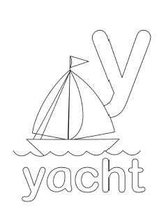 238x320 Preschool Letter Y Coloring Pages