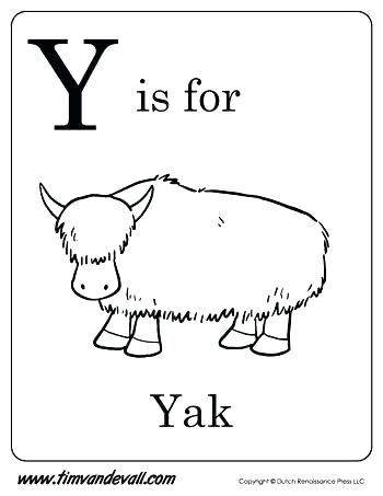 350x453 Awesome Letter Y Coloring Pages