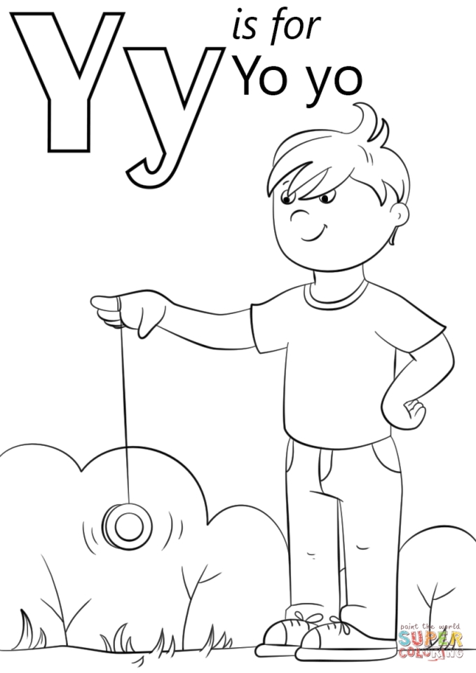 679x960 Get This Letter Y Coloring Pages Yo Yo