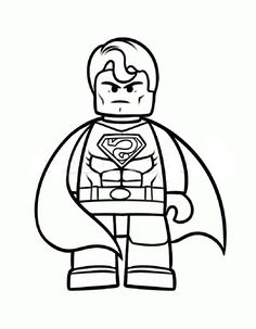 236x303 Lego Superman Pose Lego Coloring Pages Lego, Pose