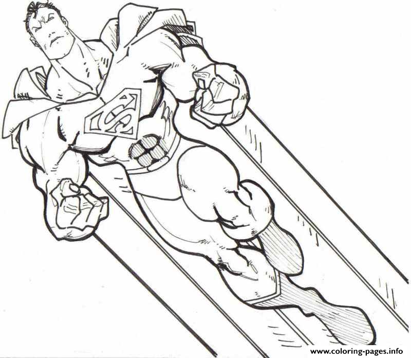 800x696 Super Strong Superman Coloring Page8b19 Coloring Pages Printable