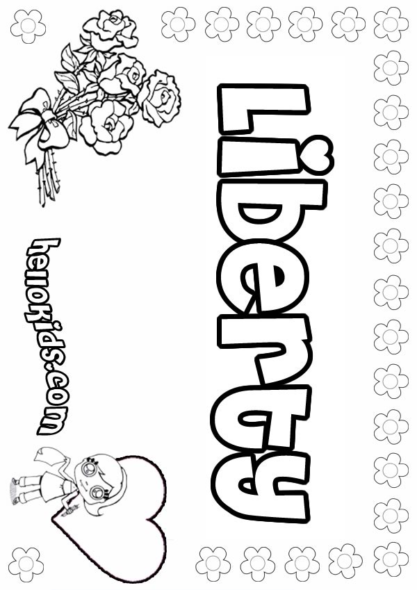 Liberty Coloring Pages 600x849 Liberty Coloring Pages