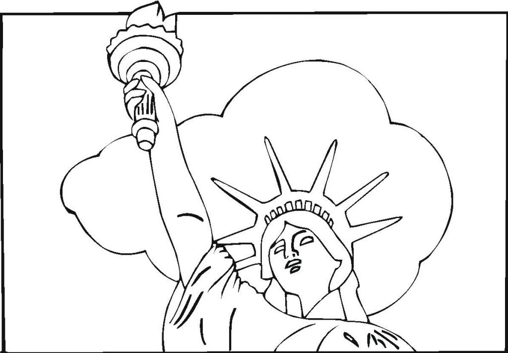 Statue Liberty Coloring Pages Skat Bebo Pandco 1024x712 Statue Liberty Coloring Pages Skat Bebo Pandco