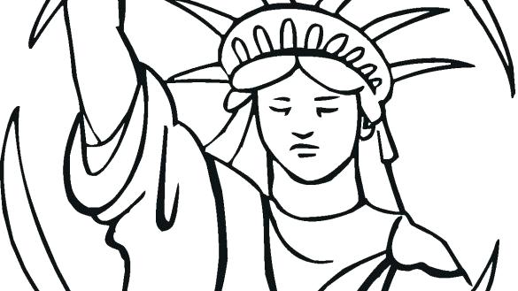 Statue Of Liberty Coloring Pages Statue Of Liberty Coloring Page 585x329 Statue Of Liberty Coloring Pages Statue Of Liberty Coloring Page