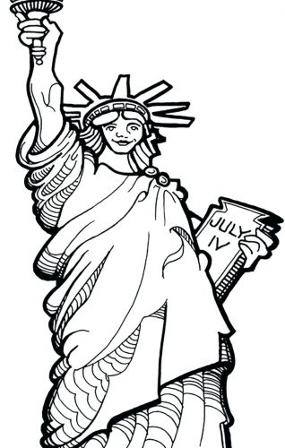 Coloring Pages ~ Statue Of Liberty Coloring Page Realistic Pages 318x500 Coloring Pages ~ Statue Of Liberty Coloring Page Realistic Pages