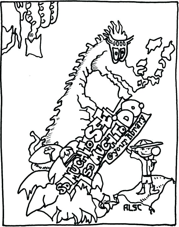 Library Coloring Pages 618x785 Library Coloring Pages