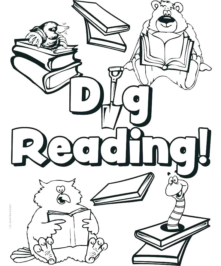 Library Coloring Sheets 736x888 Library Coloring Sheets