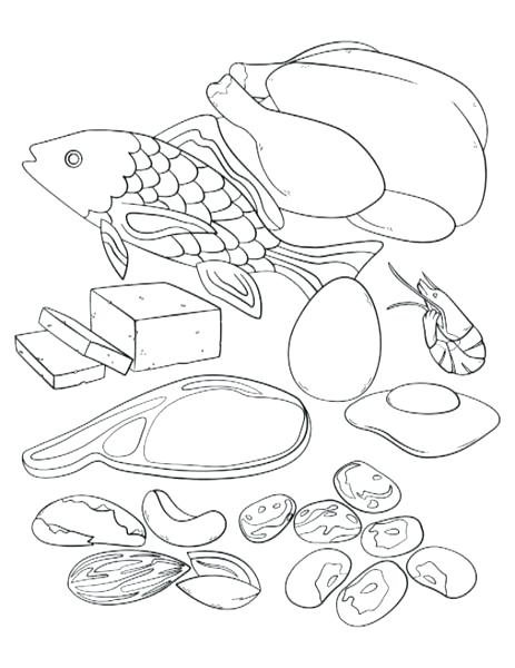 My Plate Coloring Page 463x600 My Plate Coloring Page