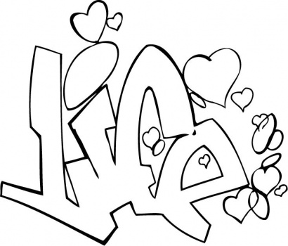 Graffiti Coloring Pages 5 Coloringpagehub 410x350 Graffiti Coloring Pages 5 Coloringpagehub