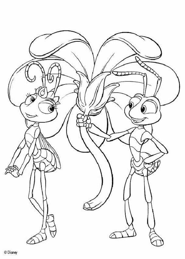 A Bugs Life Coloring Pages 607x850 A Bugs Life Coloring Pages