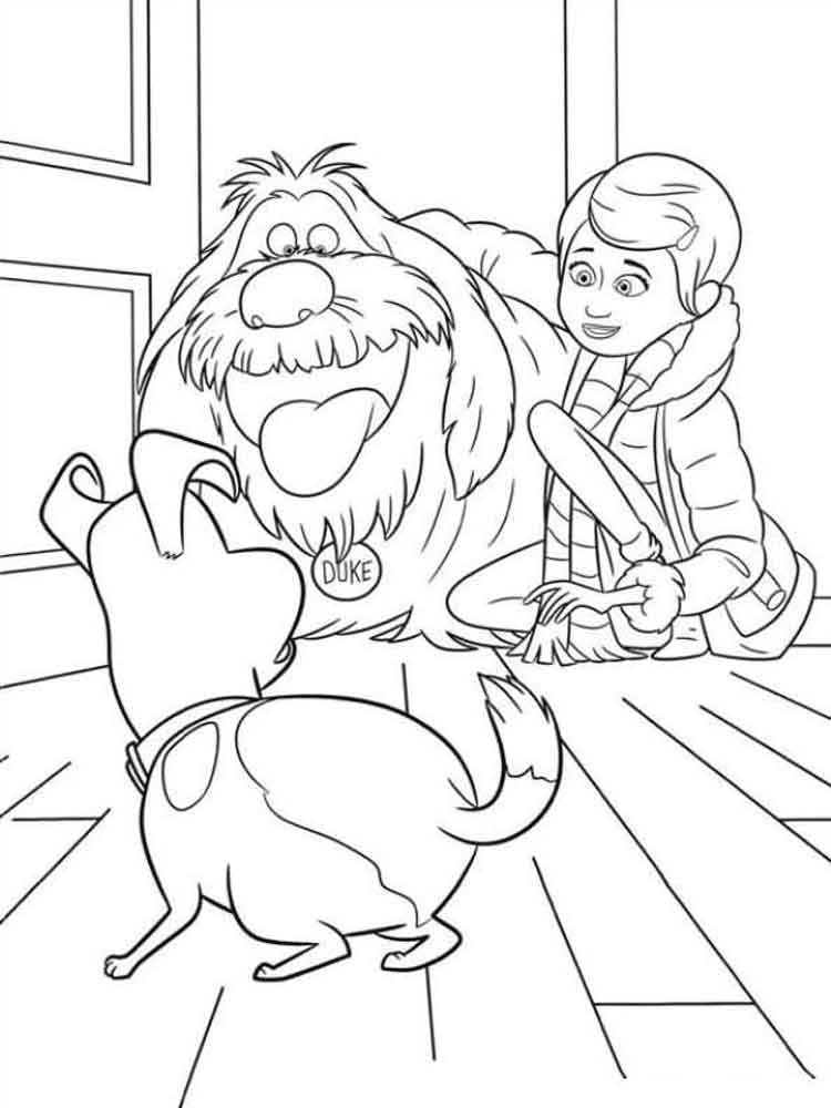 The Secret Life Of Pets Coloring Pages. Free Printable The Secret 750x1000 The Secret Life Of Pets Coloring Pages. Free Printable The Secret
