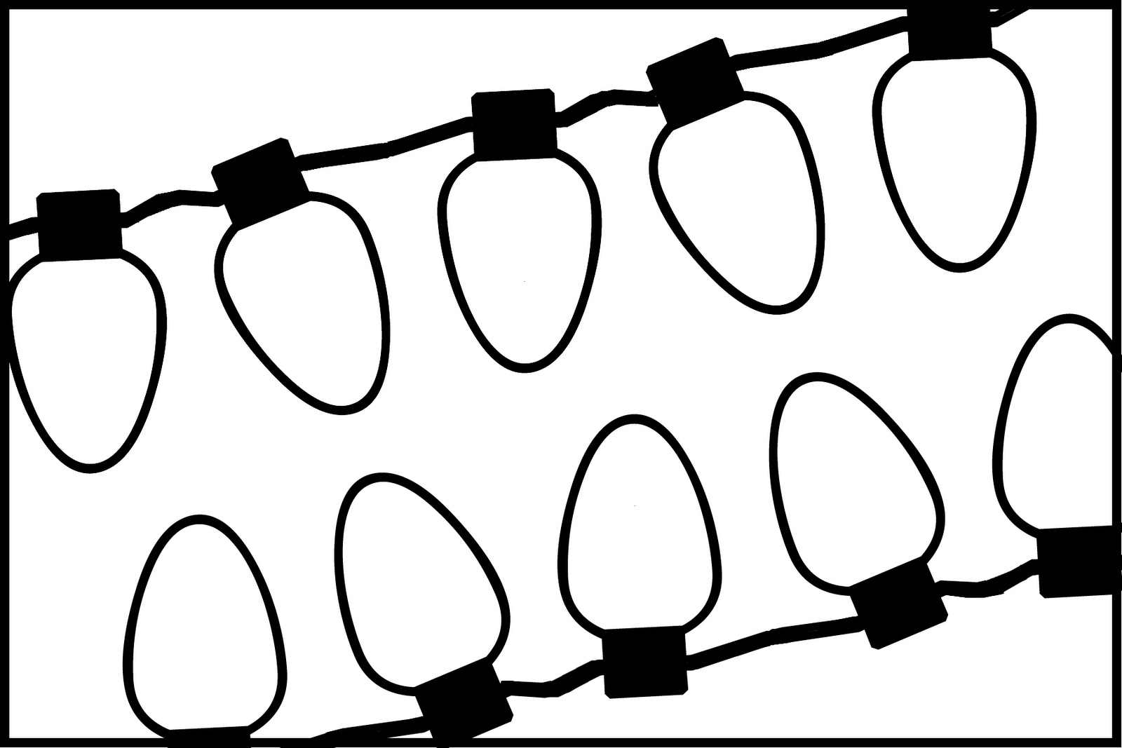 Christmas Lights Coloring Pages Alphabet L Light Page 1600x1067 Christmas Lights Coloring Pages Alphabet L Light Page