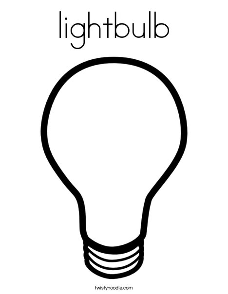 Lightbulb Coloring Page 468x605 Lightbulb Coloring Page