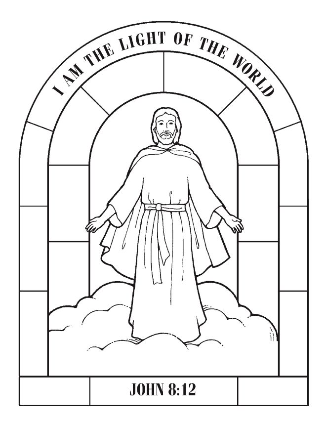 662x860 Jesus Is The Light Of The World Coloring Sheet Jesus Is The Light