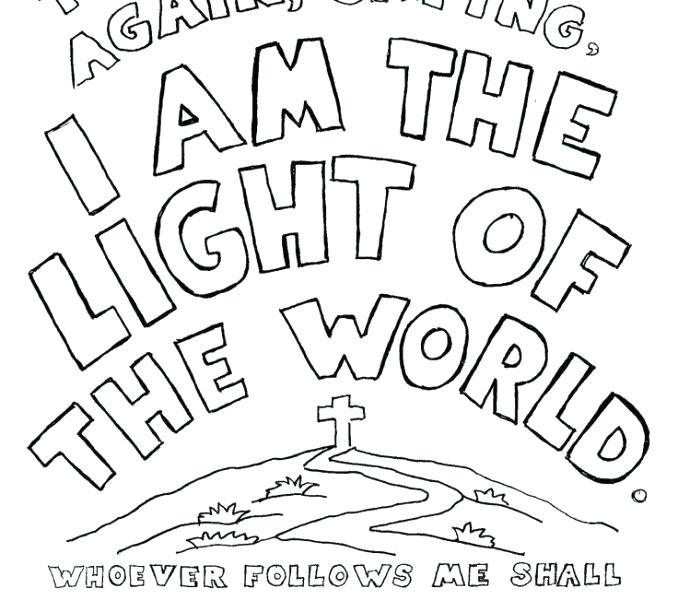 Light Of The World Coloring Page at GetColorings.com | Free printable ...