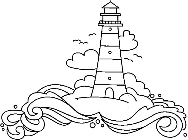 Lighthouse Coloring Pages at GetColorings.com | Free printable ...