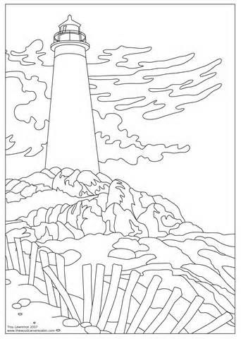 342x480 Lighthouse Coloring Pages Coloring Pages