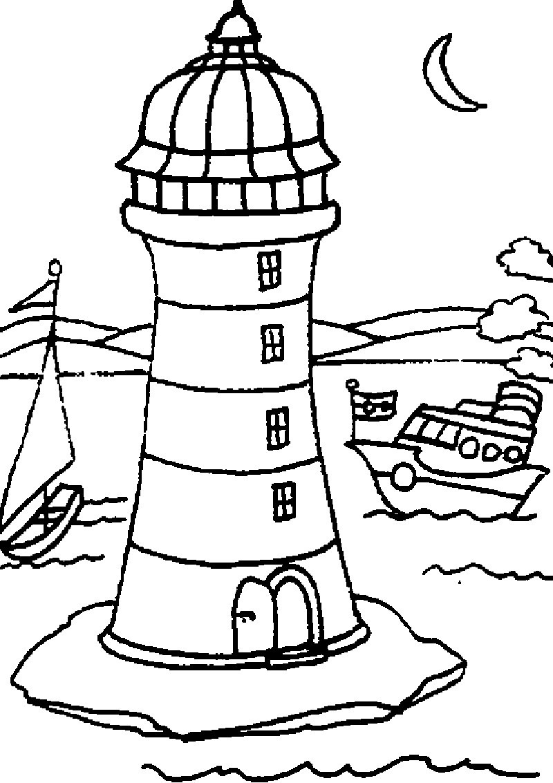 Free Printable Lighthouse Coloring Pages For Kids Throughout 800x1133 Free Printable Lighthouse Coloring Pages For Kids Throughout