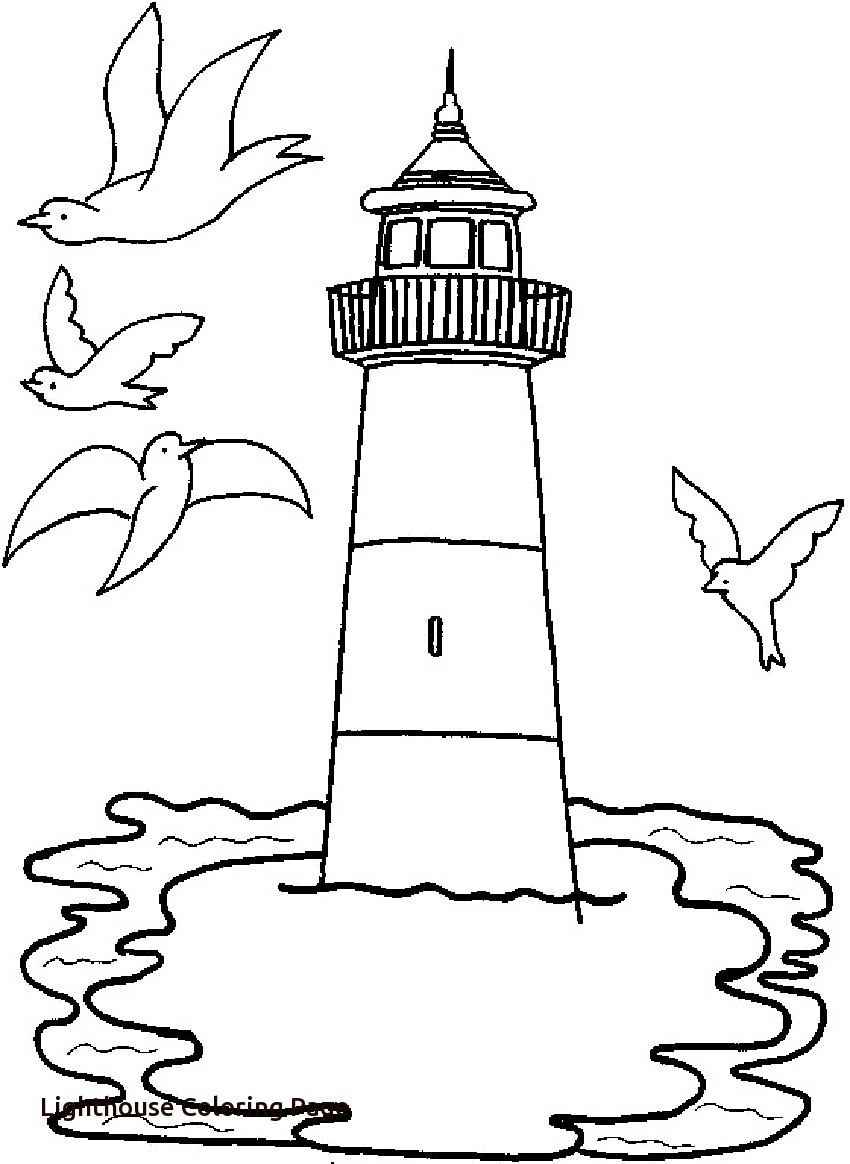 850x1164 Printable Lighthouse Coloring Pages With Page