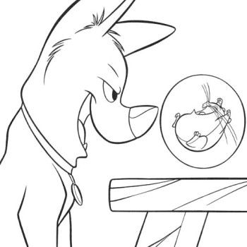 350x350 Lightning Bolt Coloring Pages Bolt Falls With Mittens And Rhino
