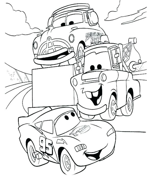 600x696 Lightning Mcqueen Coloring Pages Cars 3 Printable Lightning