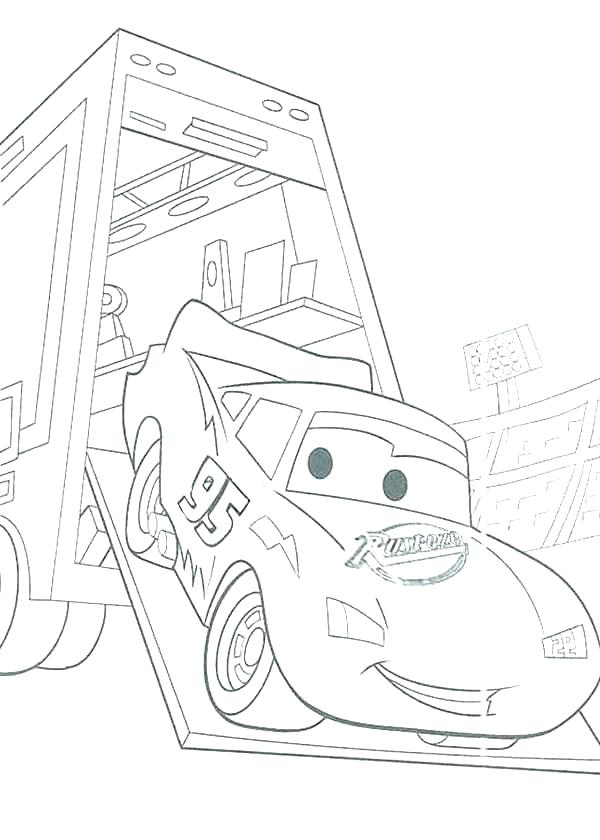 600x840 Cars Lightning Mcqueen Coloring Pages