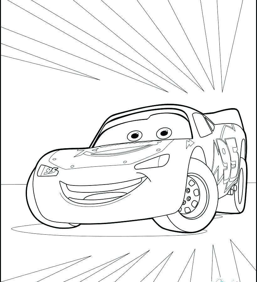 Lightning Mcqueen Coloring Page Free at GetColorings.com | Free ...