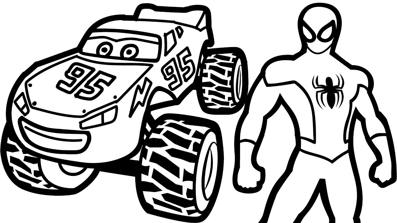 1280x720 Lightning Mcqueen Coloring Pages From Cars 3 P 9055 Unknown