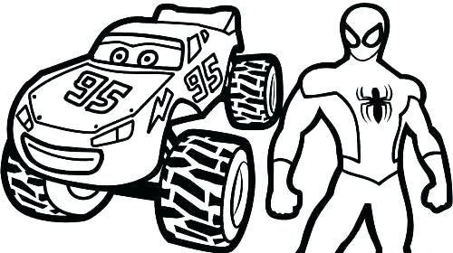 500x280 Coloring Pages Mcqueen Coloring Pages Lightning Mcqueen Print