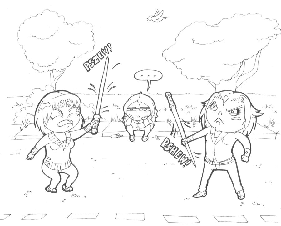 900x723 Lightsaber Coloring Page By Kaekymeetbunz