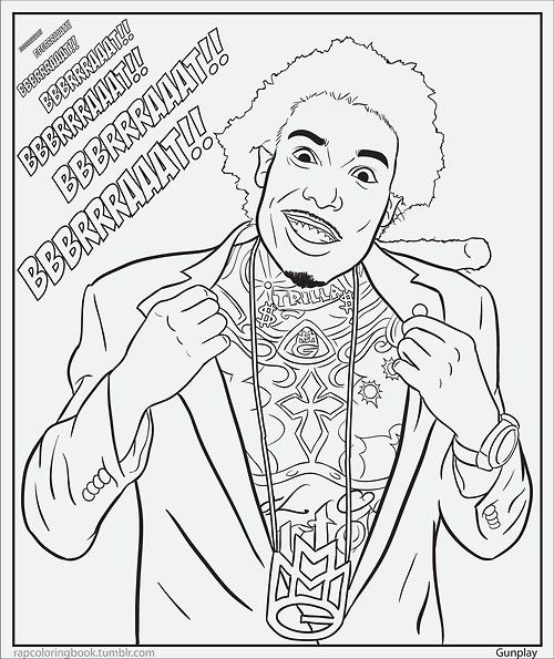 Lil Wayne Coloring Pages
