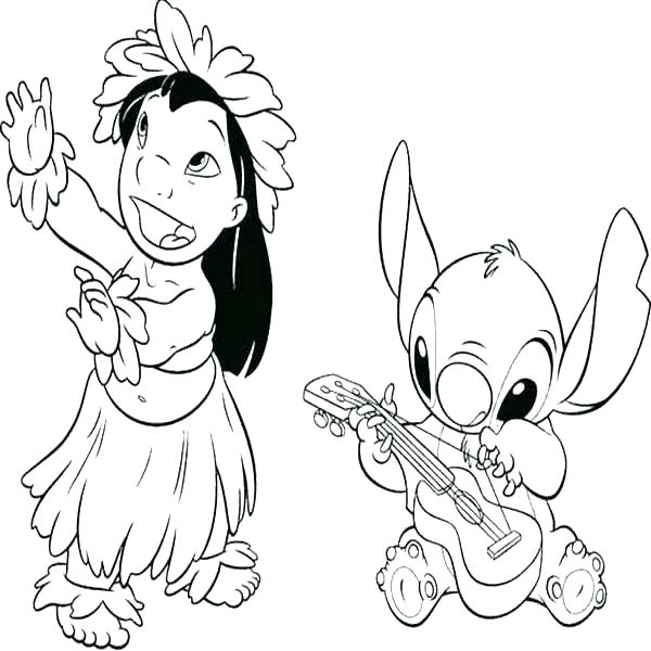 600x600 Or Awesome Lilo Stitch Coloring Pages Images Lilo And Stitch