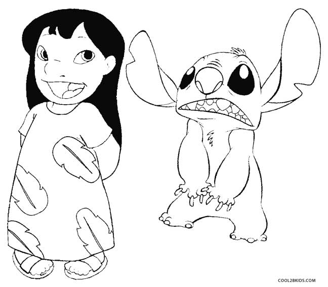 648x567 Printable Lilo And Stitch Coloring Pages For Kids Cool2bkids