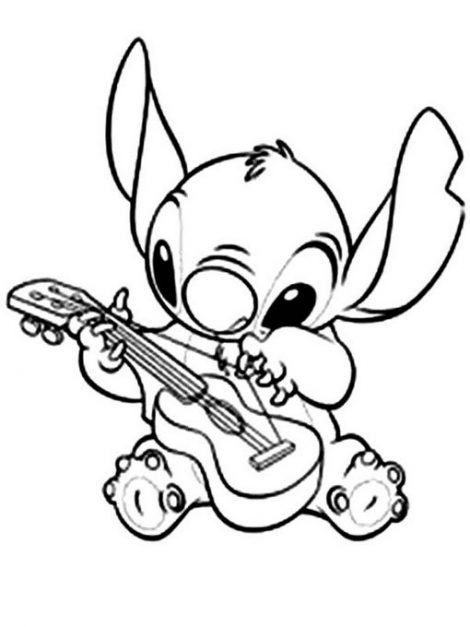 470x627 Printable Coloring Pages Stitch