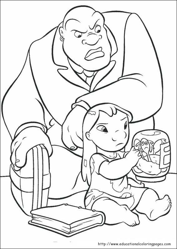 567x794 Lilo And Stitch Coloring